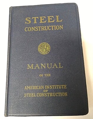 AISC Steel Construction Manual of the American Institute Civil Engineering 1959