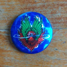 VINTAGE 80s IN THE BEGINNING Album Art Pop Rock JOURNEY Band Hologram Button Pin — photo 2