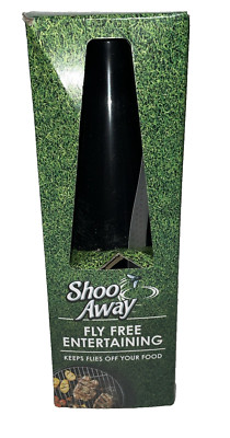 Shoo Away Fly Free Entertaining Battery Fan Keep Pest off Food NIB