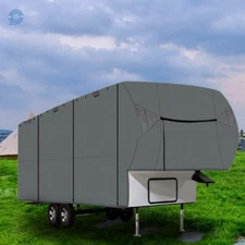 26'-41' FT With Zipper Waterproof 5TH Wheel RV Motorhome Camper Storage Cover