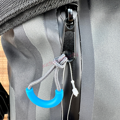 Black Stahlsac Storm 26L Waterproof Roll -Top Backpack