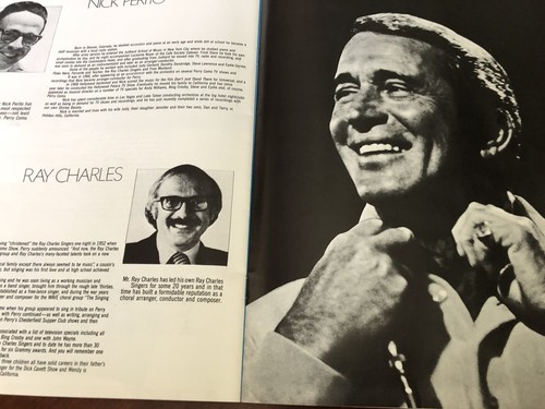Perry Como Starlight Musicals Souvenir Concert Program Vintage 1980 RCA Playbill - Picture 8 of 9
