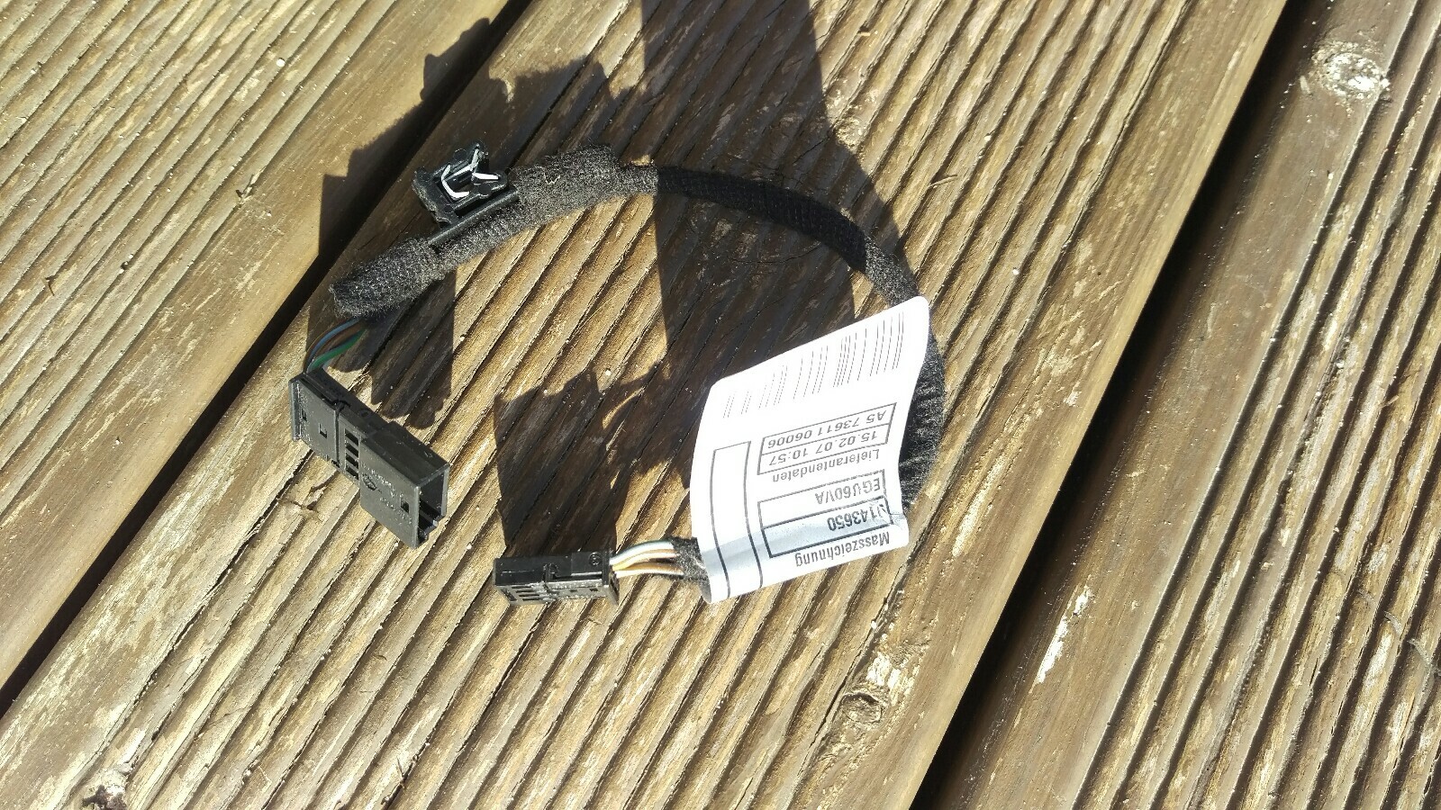 Genuine BMW X5 E70 Wiring Harness Wire Plug 9143650 for sale  