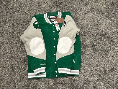 NWT Princess Diana Lady Di Philadelphia Eagles Mitchell & Ness Jacket Coat Med