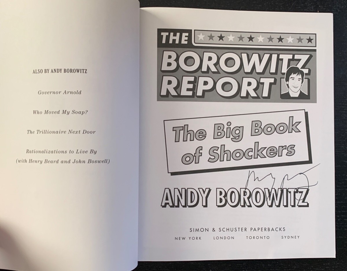 The Borowitz Report 洋書 ANDY BOROWITZ - BOROWITZ REPORT -SIGNED - 1ST ED. - 1995 - WRAPS