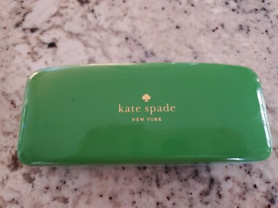 Kate Spade Eye Glasses Sunglasses Case Green and Blue, Hard  display picture 1