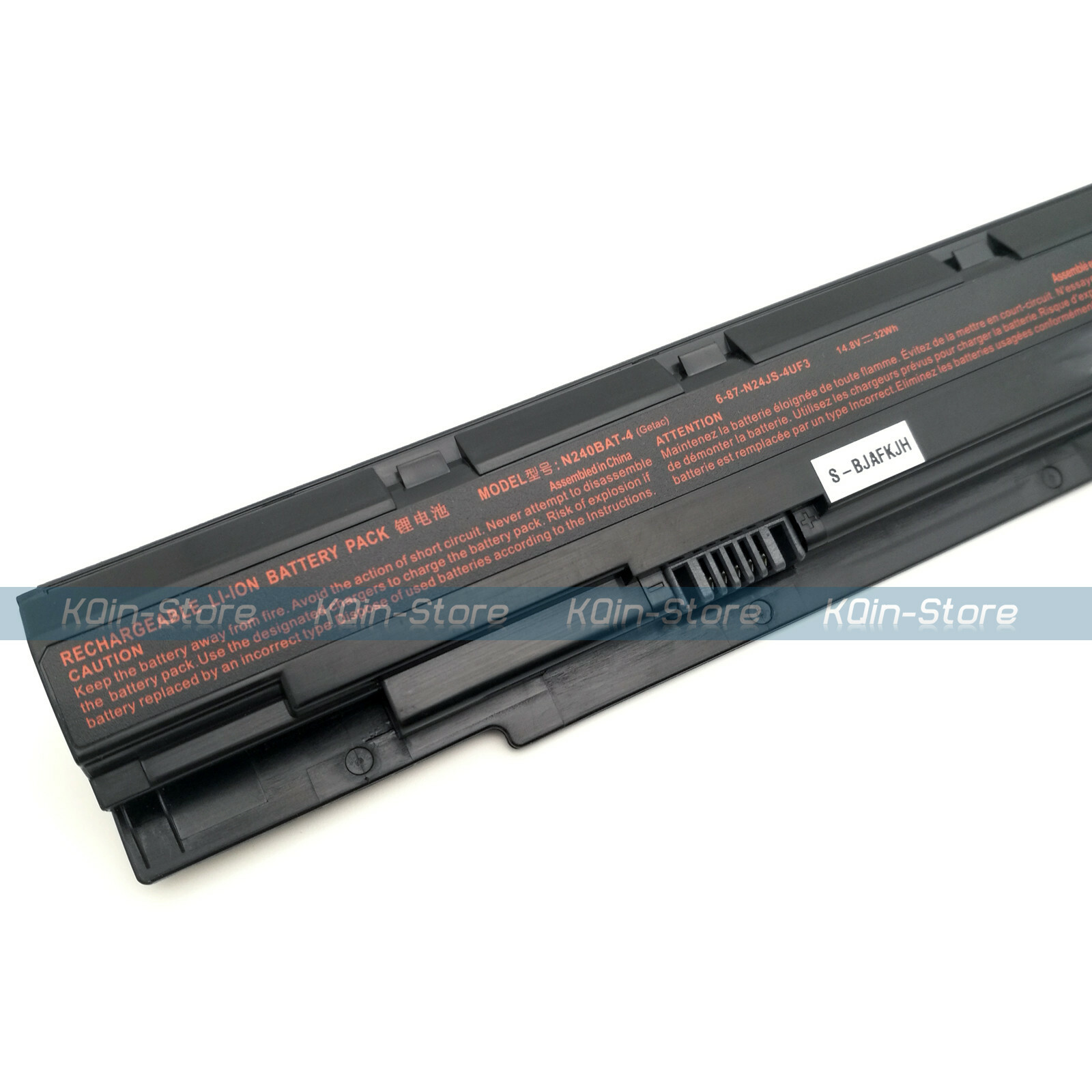 Bateria do portátil de kingsener 14.8v N240BAT 4 para clevo n250lu n250ju n240bu n240ju para sager np3240 6 87 n24js 42l3 6 87 n24js42l2  7