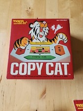 Vtg. 1979 Tiger Model 7-520 Copycat Electronic Handheld Game Copy Cat Working