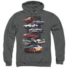 FORD MUSTANG STACK Licensed Adult Hooded Sweatshirt Hoodie SM-3XL
