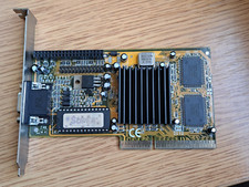 INTEL 740/8M SUPER 8MB AGP Video Graphics Card 64-bit.VGA Classic Video Card.