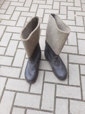 ORIGINALE ALTE FILZSTIEFEL GR&Ouml;SSE 28    AUS NACHLASS HAUSHALT   SCHAUT MAL