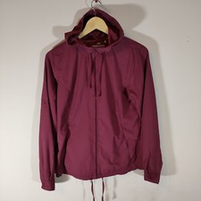 Kathmandu Quick Dry Jacket Maroon Women's Size 10 Hooded Lightweight