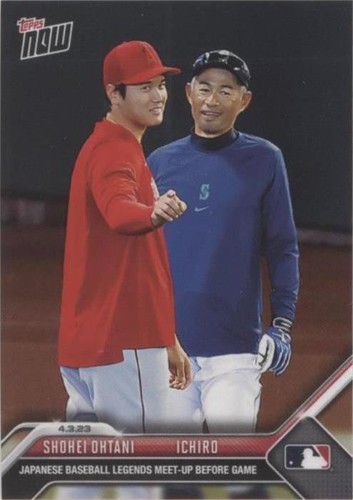 Shohei Ohtani / Ichiro Share On Base Streak 2026 MLB Topps NOW