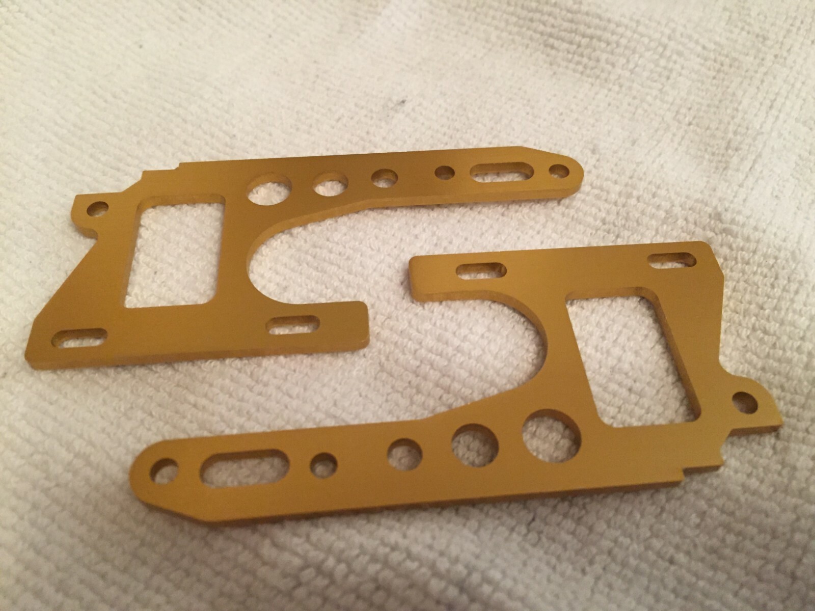 KYOSHO LEGENDARY SERIES, TURBO OPTIMA, JAVELIN, FRONT SIDE PLATES GOLD, OT214G