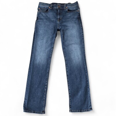 Fidelity Jeans 35x33 Mens 50-11 Straight Leg Mezzanine Blue Stretch Denim USA