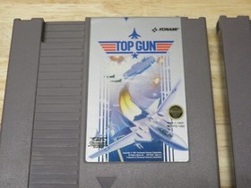 Cartucho Top Gun 1 & 2: The Second Mission (Nintendo NES) solo 2 juegos