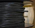 Black 2-Wire Cloth Covered Cord, 18ga. Vintage Style Lamps Antique Lights, Rayon