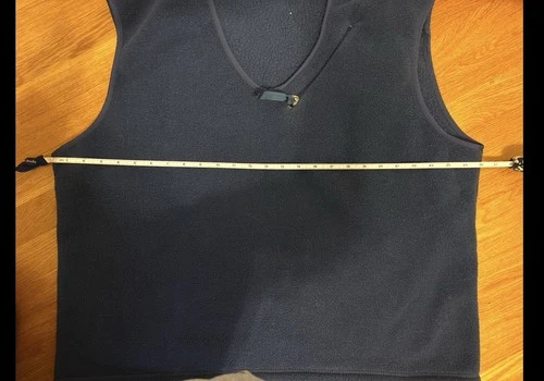 Patagonia simple vest vintage RARE men’s XL navy blue image 4