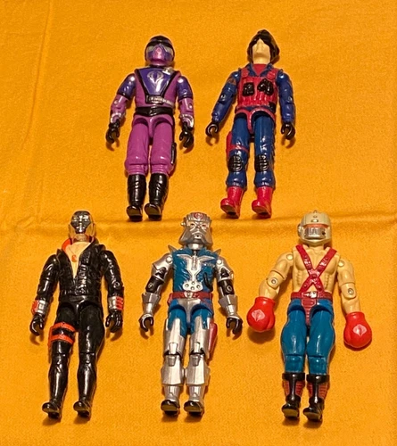 GI G.I. Joe gijoe figure lot #624 Destro Cobra Commander Techno Viper FREE SHIP