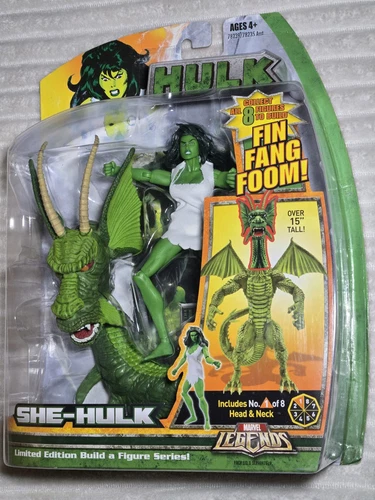 FIGURA DE ACCIÓN MARVEL LEGENDS BAF FIN FANG FOOM SHE-HULK