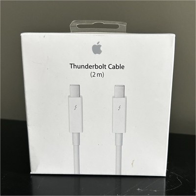 Apple Thunderbolt Cable 2m White MD861ZM/A Model A1463 UPC 885909582321
