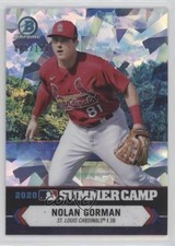 2021 Bowman Chrome 2020 Summer Camp Atomic Refractor 85/150 Nolan Gorman s7f
