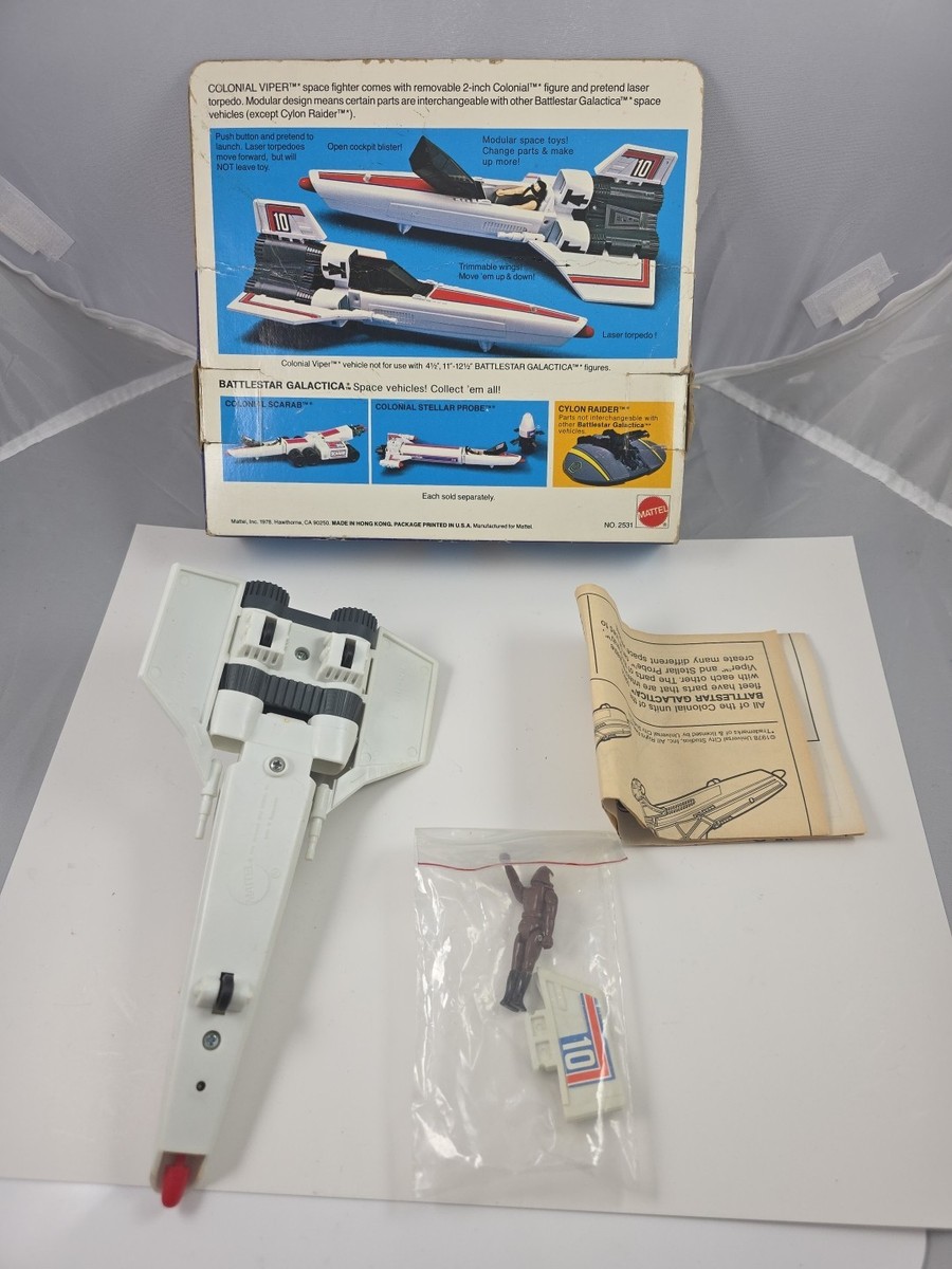 Vintage 1978 Mattel Battlestar Galactica Colonial Viper with Box