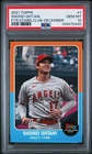 2021 TOPPS FUTURE STARS CLUB DECEMBER #1 SHOHEI OHTANI PSA 10