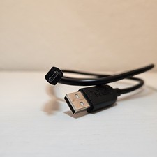 Black USB Standard Type A Male to Micro-B Male Round USB Cable 1:1 Connection 