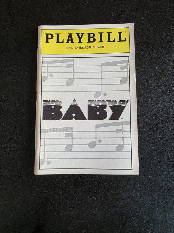 Baby Playbill w/Liz Callaway February 1984
