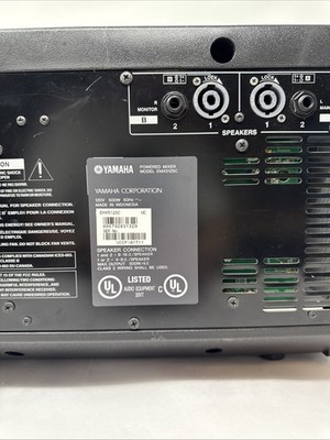 YAMAHA EMX512SC 12-Channel 500W Powered Mixer - FOR PARTS / REPAIR