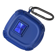 Blue Shockproof Case Cover w/ Clip For Bose QuietComfort Earbuds II/Ultra bb