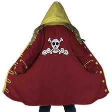 One Piece Gol D. Roger Anime Hoodie Coat  Dream Cloak