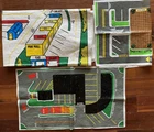 Vintage Matchbox Plastic Base Mat Floor Maps ~ Lot of 3