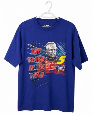 NASCAR Mark Martin #5 Kellogg s Carquest 2009 Shirt Mens L Blue NWOT