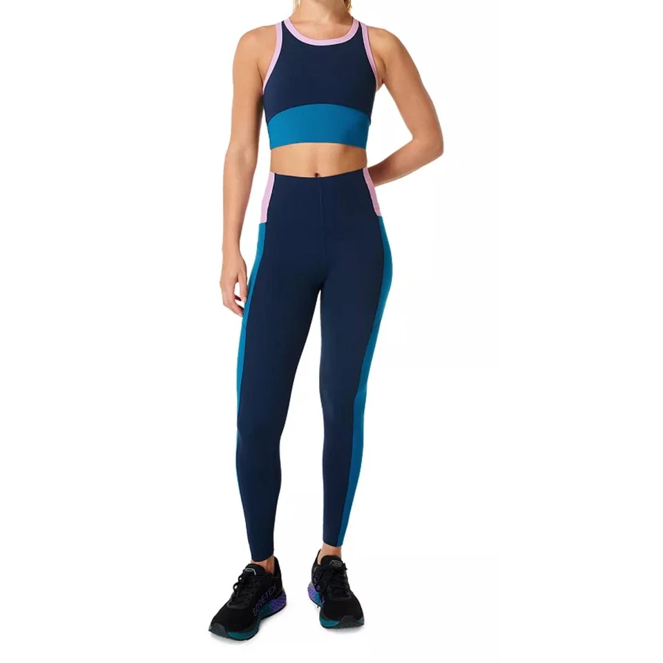 Sweaty Betty Power Frame 健身上衣和 Power Block 高腰 7/8 紧身裤 — 第 2/4 张图片