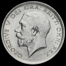 1918 George V Silver Half Crown