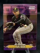 2024 Stadium Club Baseball Purple Foil  #238 KeBryan Hayes /75 SP Pirates