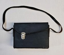 Vintage Kodak Instamatic Movie Camera Leather Hard Bag Case Made in Hong Kong