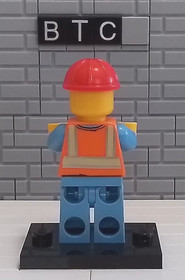 LEGO City 60104 Airport Employee - Orange Safety Vest Minifigure! AIR050!