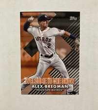 Alex Bregman 2022 Topps Series 1 Welcome to the Show Black #/299 Insert #WTTS-29