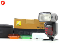  MINT in Box Nikon Speedlight SB-910 Shoe Mount Flash Tested From JAPAN