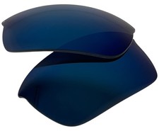 Dark Ice Blue Iridium Mirror Sunglass Lenses for Oakley Wiretap 4071 Sunglasses