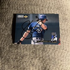Shawn Green 1994 Collectors Choice Rookie Class  Blue Jays Signed Auto Autograph