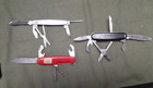 3 Lot Vintage Pocket Camp Knife Italy Stellar Japan Mercedes Army Style Germany — photo 2