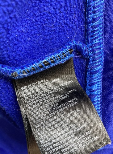 The North Face Men's Blue Full Zip Hooded Softshell Fleece Jacket Active Size M - Picture 4 of 4