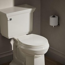 KOHLER Brevia Round Slow-Close Toilet Seat 20111-0 Grip-Tight White