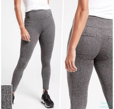 Athleta grey Delancey herringbone tight size xs