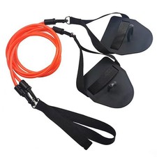 Swim Trainer with Removable Paddles for Improved Upper Body Strength Training