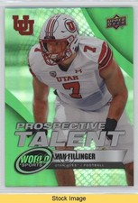 2025 World of Sports Prospective Talent Green Foilboard Van Fillinger READ 0il7